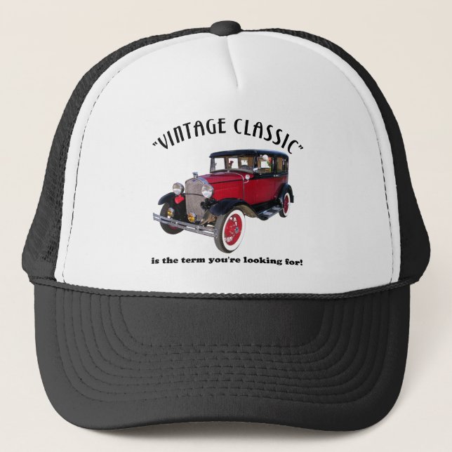 Vintageklassiker Truckerkeps (Framsida)
