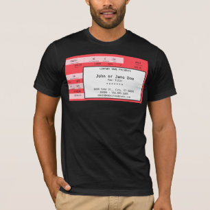 vintagekonsertbiljett tee shirt