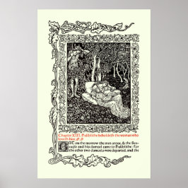 Vintagekonst av Walter Crane för Kelmscott Press Poster