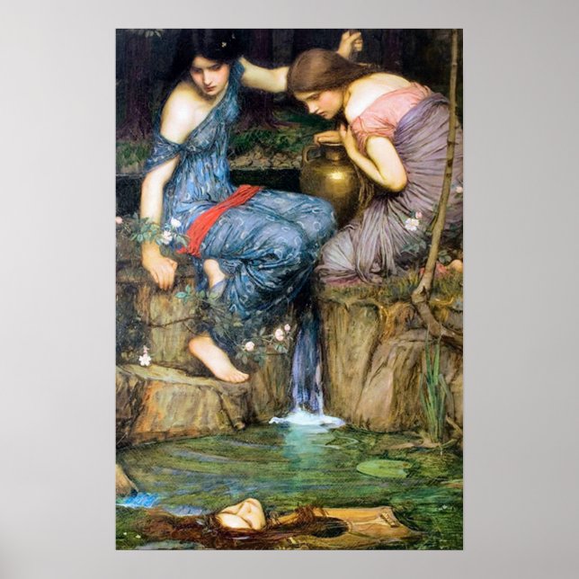 Vintagekonst John William Waterhouse Poster (Framsidan)