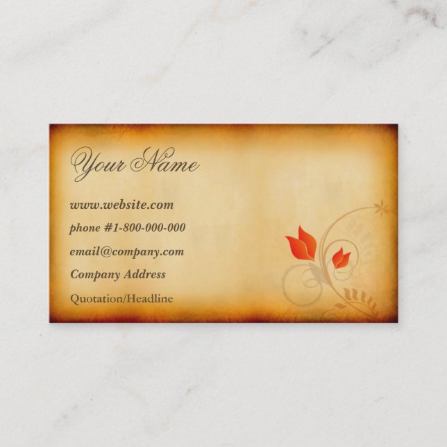 Vintagekonst Visitkort (Framsida)