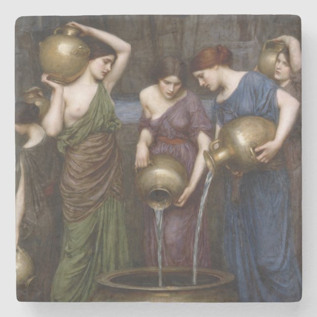 VintagekonstDanaides Waterhouse Underlägg Sten (Framsidan)