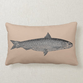 Vintagekonstfisken kudder lumbarkudde