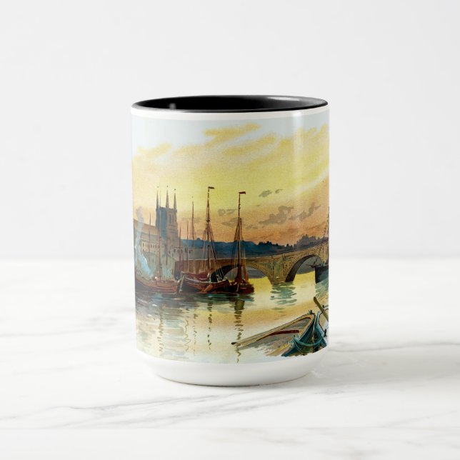 Vintagekonstverk av London Bridge Mugg (Center)