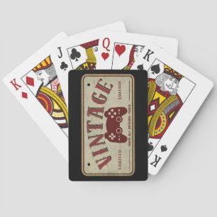 Vintagekontroll Begränsad Upplaga Originaldelar Casinokort