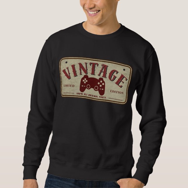 Vintagekontroll Begränsad Upplaga Originaldelar Lång Ärmad Tröja (Framsida)