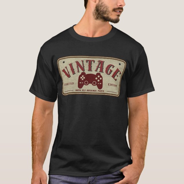 Vintagekontroll Begränsad Upplaga Originaldelar T Shirt (Framsida)