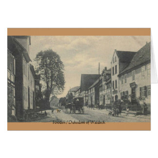 Vintagekort: Rhoden - Dukedom av Waldeck Hälsningskort