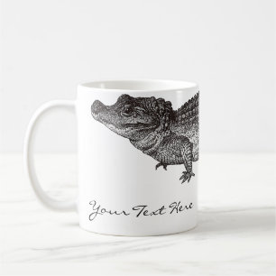 Vintagekrokodilmugg Kaffemugg