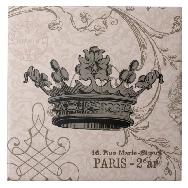 Vintagekronan… belägger med tegel kakelplatta (Framsidan)