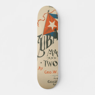 VintageKuban Libre reser Mini Skateboard Bräda 18,5 Cm