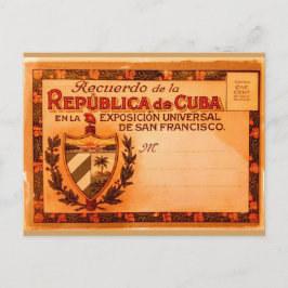 VintageKubavykort 1915 Vykort