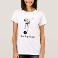 Vintagekvinna bowling