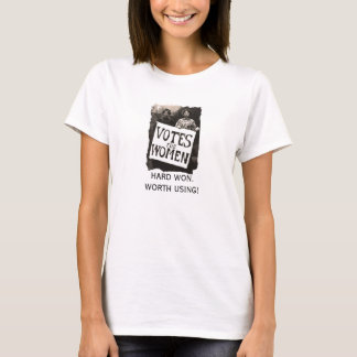 Vintagekvinnor röstar skjortan tee