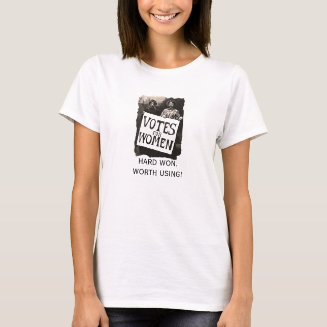 Vintagekvinnor röstar skjortan tee (Framsida)