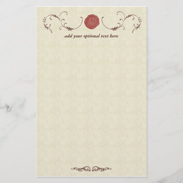 Vintagelackbrevpapper Brevpapper (Framsida)