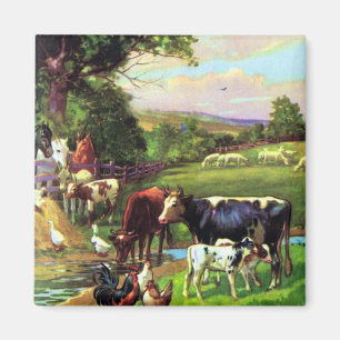 Vintagelantgård Magnet
