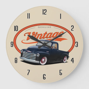 Vintagelastbil Stor Klocka