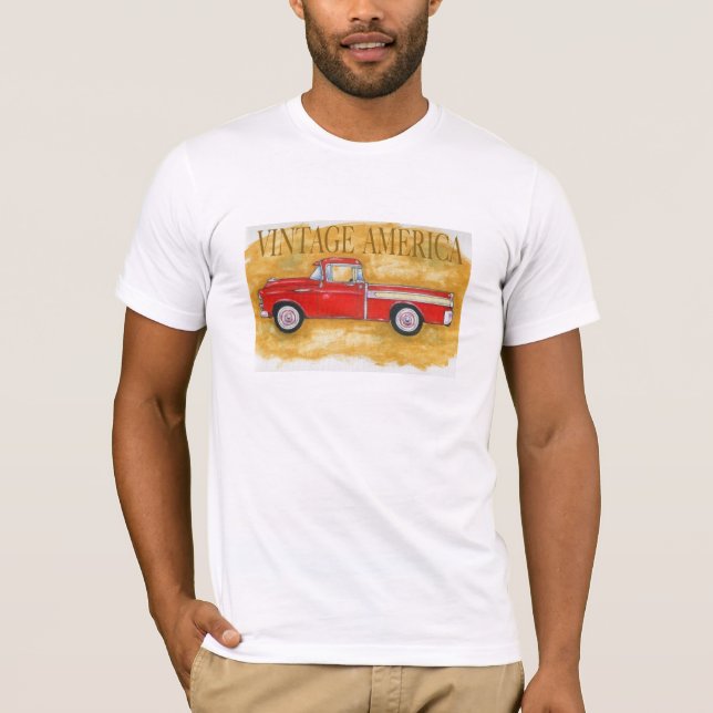 vintagelastbil tee shirt (Framsida)