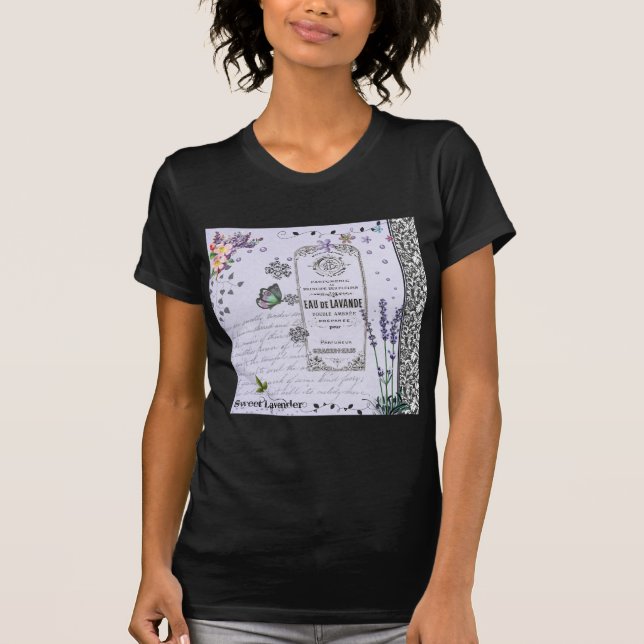 VintagelavendelCollage T-shirt (Framsida)