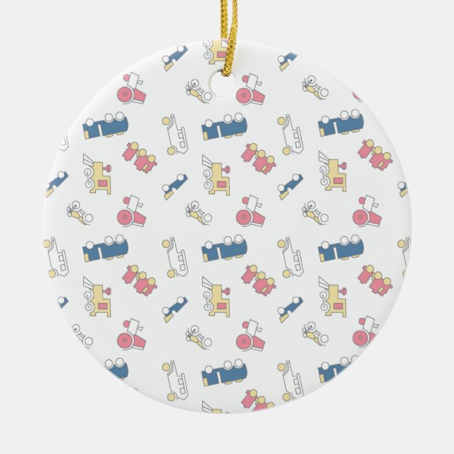 Vintageleksaker Julgransprydnad Keramik (Framsidan)
