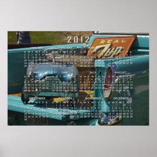 Vintageleksakskalender Affisch