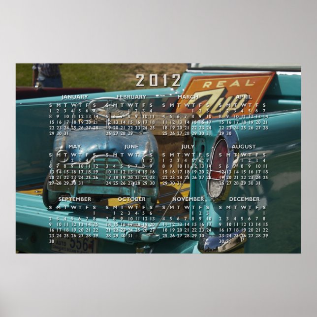 Vintageleksakskalender Poster (Framsidan)