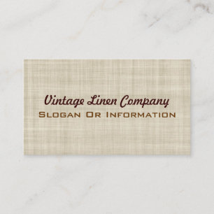 Vintagelinnevisitkortar Visitkort