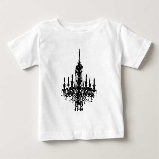 vintageljuskronadesign tee shirt (Framsida)