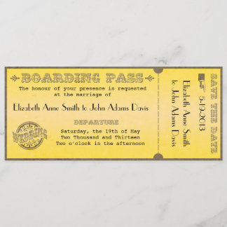 Vintagelogiet passerar bröllopinbjudan inbjudningar