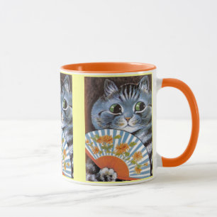 VintageLouis Wain katt på operakonstmuggen Mugg