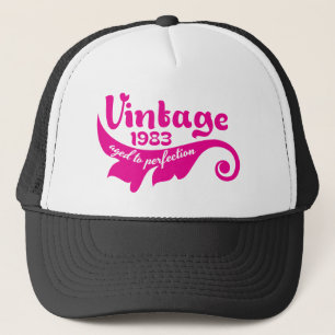 VintageLÖV som åldras till perfektion 1983 pink. Truckerkeps