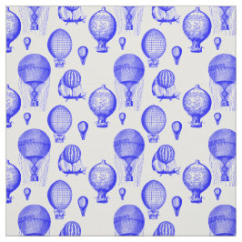 Vintageluftballonger i blått tyg