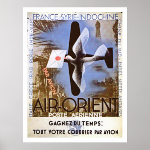 VintageluftOrient annons Poster