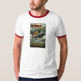 VintageLusitaniaaffisch (att rekrytera för Tee Shirt