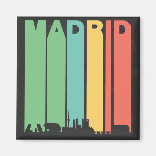 VintageMadrid Cityscape Magnet