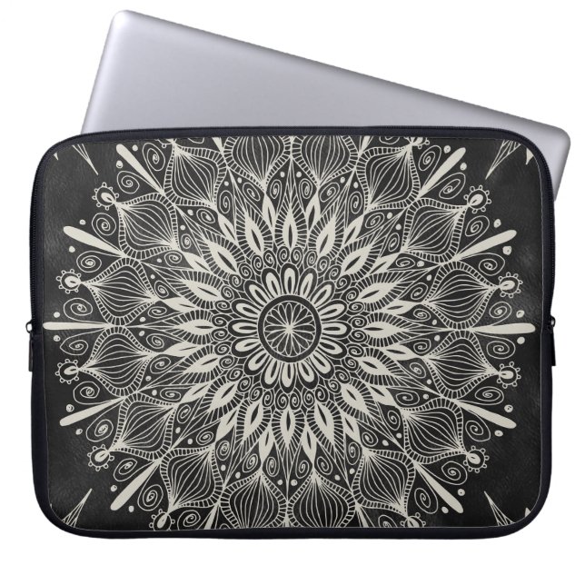 "VintageMandala" - laptop sleeve (Framsidan)