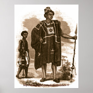 VintageMandingochef & svärd bärare-Liberia Poster