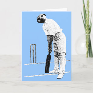 vintagemeerkatcricketer helgkort