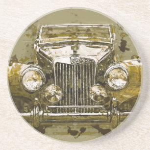 VintageMG-sportbil Underlägg