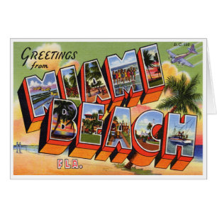 VintageMiami Beach kort
