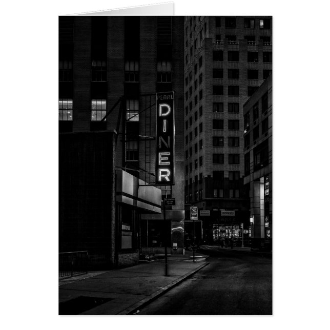 Vintagemiddag Hälsningskort (Framsidan)