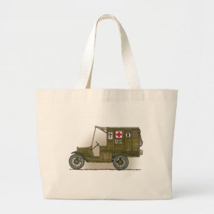 Vintagemilitärambulans Jumbo Tygkasse