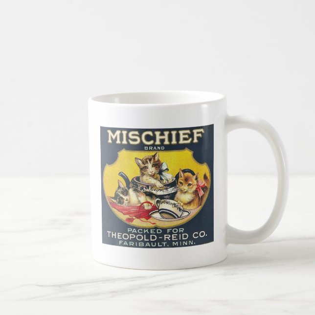 VintageMischief brännmärker etiketten Kaffemugg (Höger)