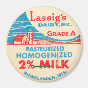 Vintagemjölkkapsyl Magnet