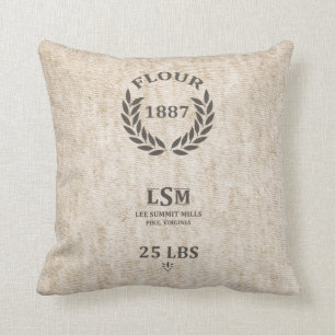 Vintagemjölsäck Kudde