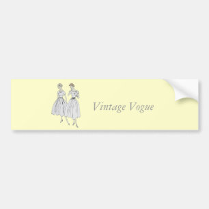 Vintagemode Bildekal