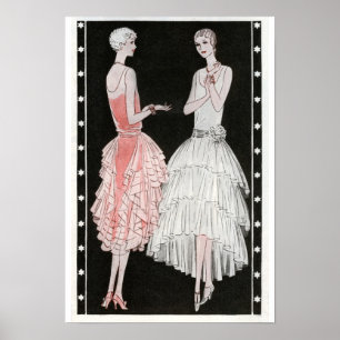 Vintagemodeaffisch Poster