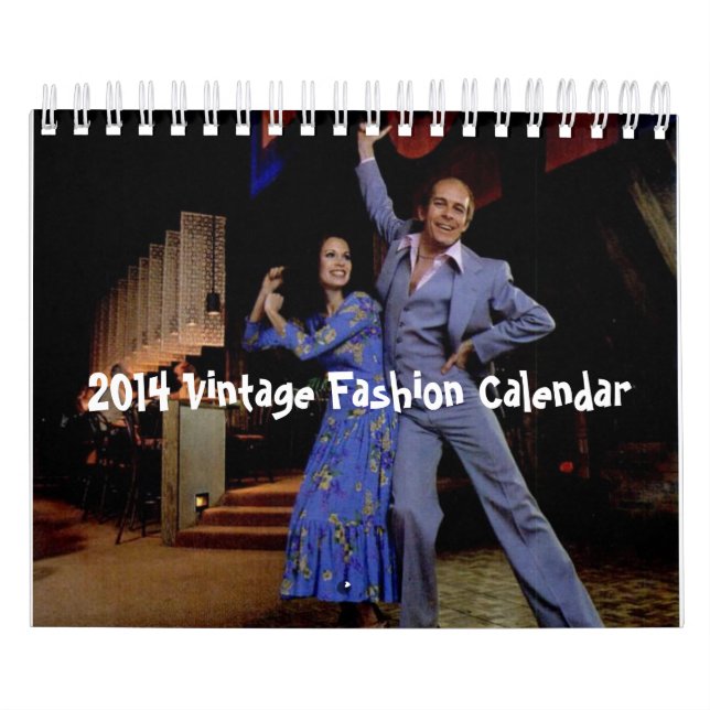 Vintagemodekalender 2014 kalender (Omslag)