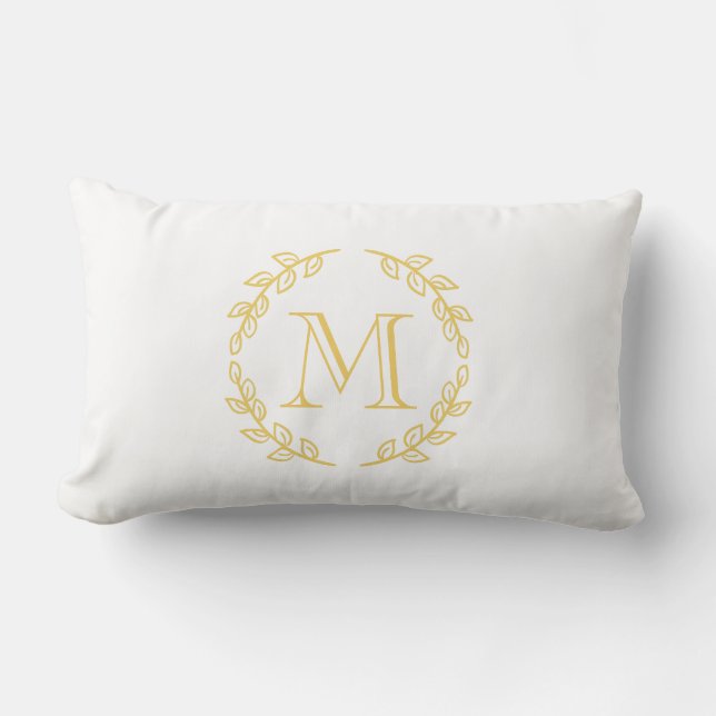 VintageMonogram Lumbarkudde (Framsida)